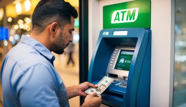 Brasilianischer Geldautomaut